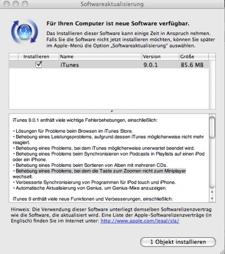 itunes9.0.1